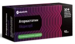 Аторвастатин Медисорб, табл. п/о пленочной 10 мг №30